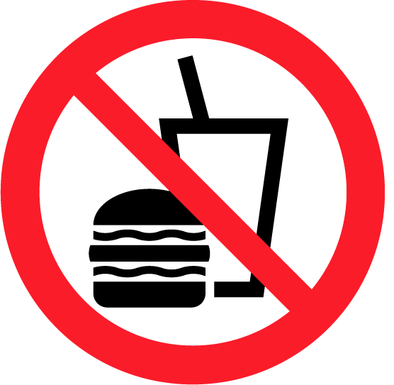 ピクトグラム飲食禁止