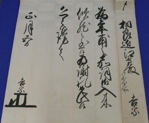 徳川吉宗書状の写真
